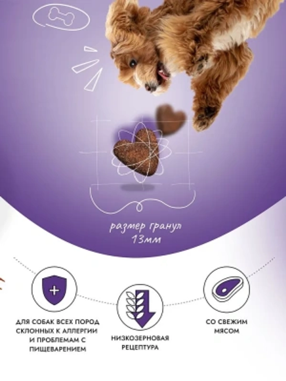 Сухой для собак мелких пород Best Dinner Dog Adult Holistic Sensible Mini ягненок с базиликом 10кг