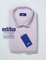 Сорочка мужская ELITA короткий рукав, прямой силуэт 70112 05