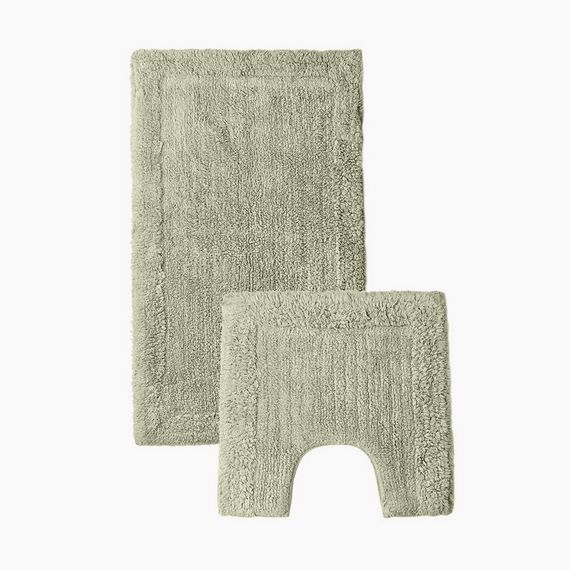 LUNA (оливковый) Набор ков. для ванной комнаты 60х100 и 50х50