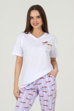 Костюм женский Таксы-2 Виотекс БЕЛЫЙ