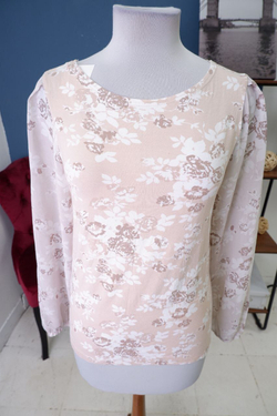 Джемпер красивый с принтом 48 размер