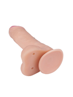 Телесный фаллоимитатор на присоске BEST COCK 7 - 20 см. (Цвет: телесный)