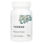 Thorne, цитрат калия, 90 капсул (99 мг в 1 капсуле)