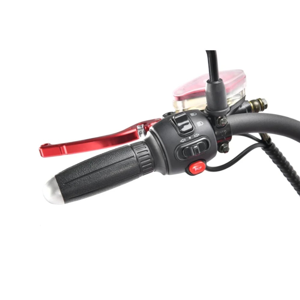 Электроскутер Citycoco WHITE SIBERIA Wild Wheel 3950W Красный