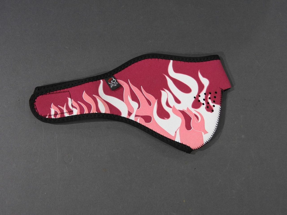 Маска неопрен Zan Headgear Neoprene , Pink/White Flame