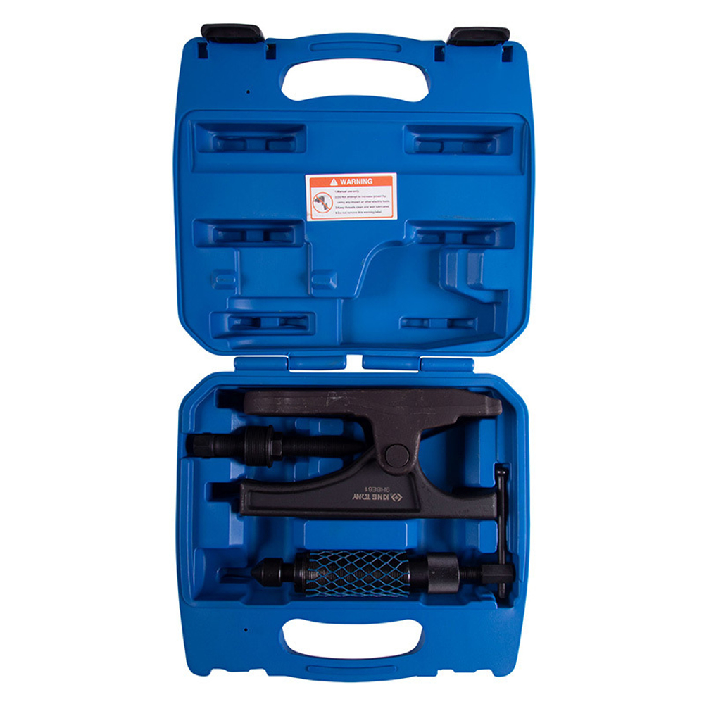 KING TONY (9HBE81) Съемник шаровых опор грузовиков гидравлический, 12 т, зев 36 мм, 3 предмета