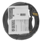 Шнур сетевой Energy Series, ПВС, 3 м, 2 x 1 мм, с неразборной вилкой, черный, Denzel