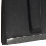 Лопата снеговая пластиковая 380*365 мм, с оцинк.планкой, с дер.черенком и V-ручкой, d=32