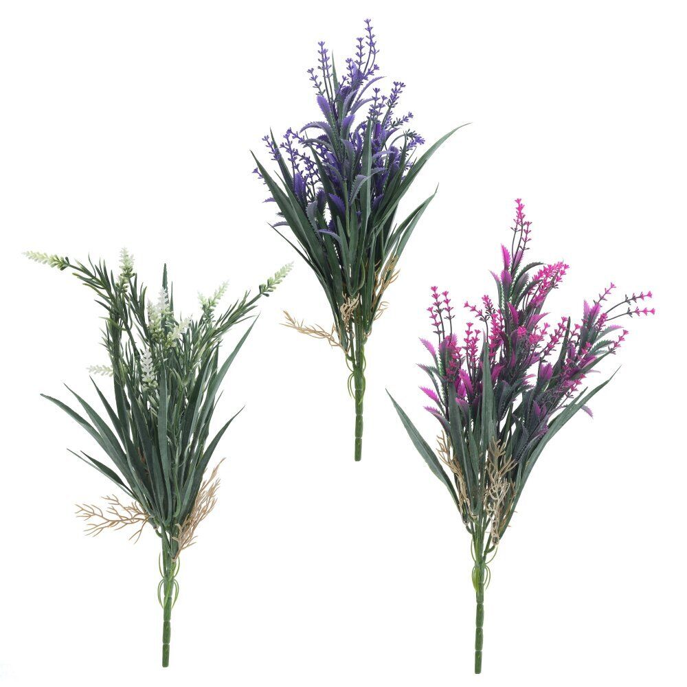 GAEM Цветок искусственный "Лаванда", L9 W9 H40 см, 3в.