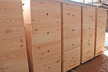 Улей многокорпусный Рута, 1 корпус (стенка 37 мм) без покраски (комплект)