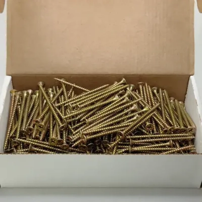 Саморез универсальный 4х60 жёлтый цинк. 1кг