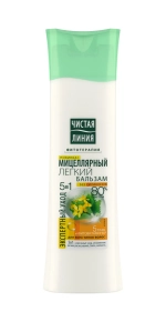 Бальзам для волос ЧИСТАЯ ЛИНИЯ Фито Сила 5 Трав 5в1 380мл