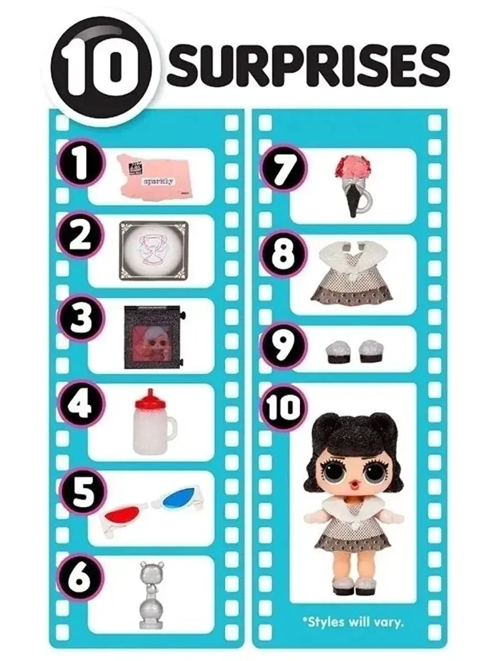 Кукла Лол Сюрприз в шаре Movie Magic оригинал