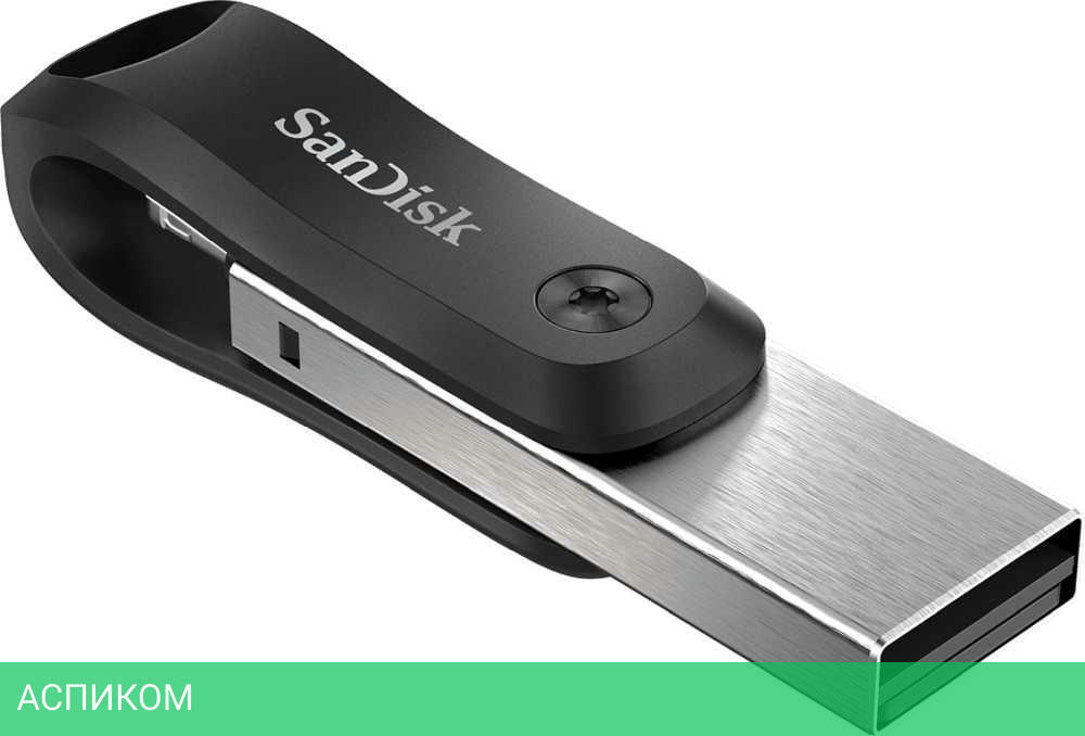 USB Flash-накопитель SanDisk iXpand GO 128Gb (SDIX60N-128G-GN6NE)
