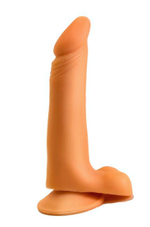 Фаллоимитатор реалистичный на присоске (18 см) (Цвет: телесный)