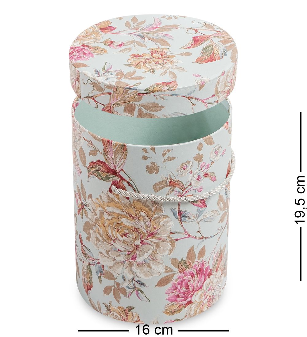 WG-78/2-B Коробка подарочная «Цилиндр» цв.голубой