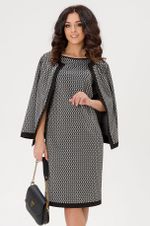 Костюм-двойка Марлен Serenada серо-черный (Акция)