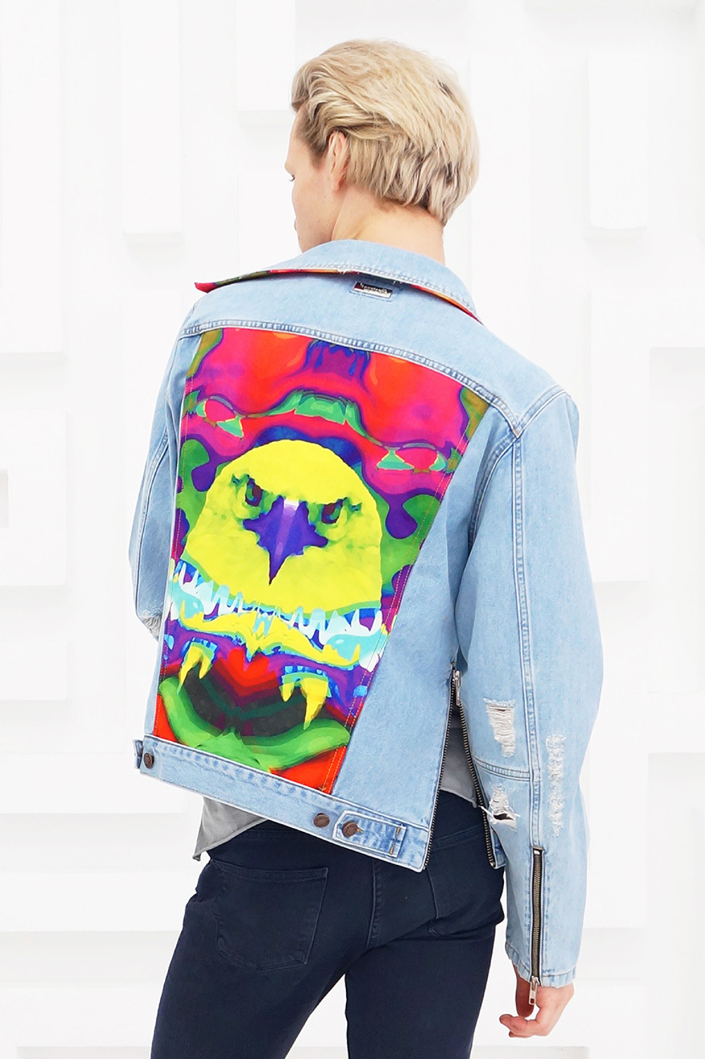 LIGVIANNI Джинсовая куртка Denim Jacket Eagle