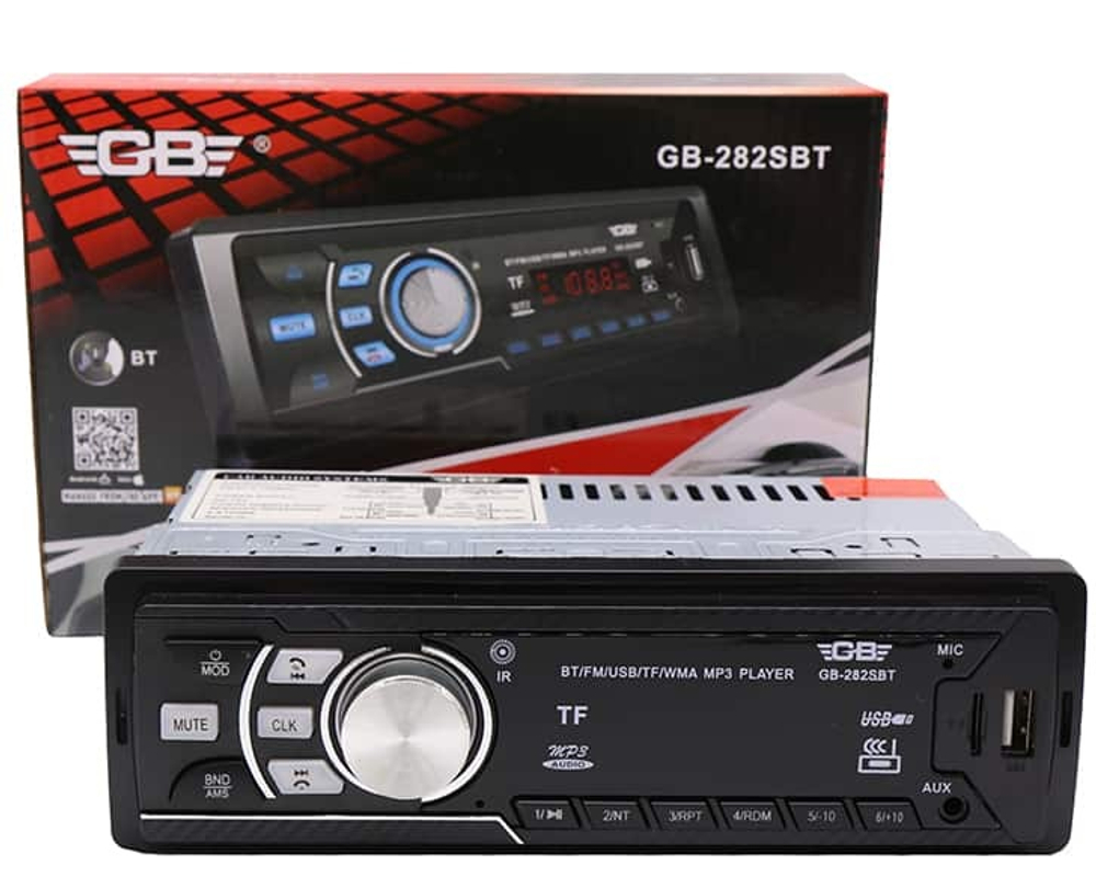 Автомагнитола GB GB-282SBT, Bluetooth , usb, micro, aux, fm, пульт