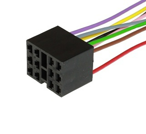 Разъем выкл. аварийной сигнал. 2108-21099, 2110-2112, 1117-1119, 2123, с проводами (Nord Yada)