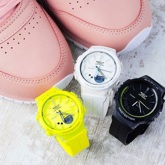 Наручные часы Casio Baby-G BGS-100-1A с шагомером
