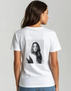 Футболка женская QOZA, белая, р.xs-l