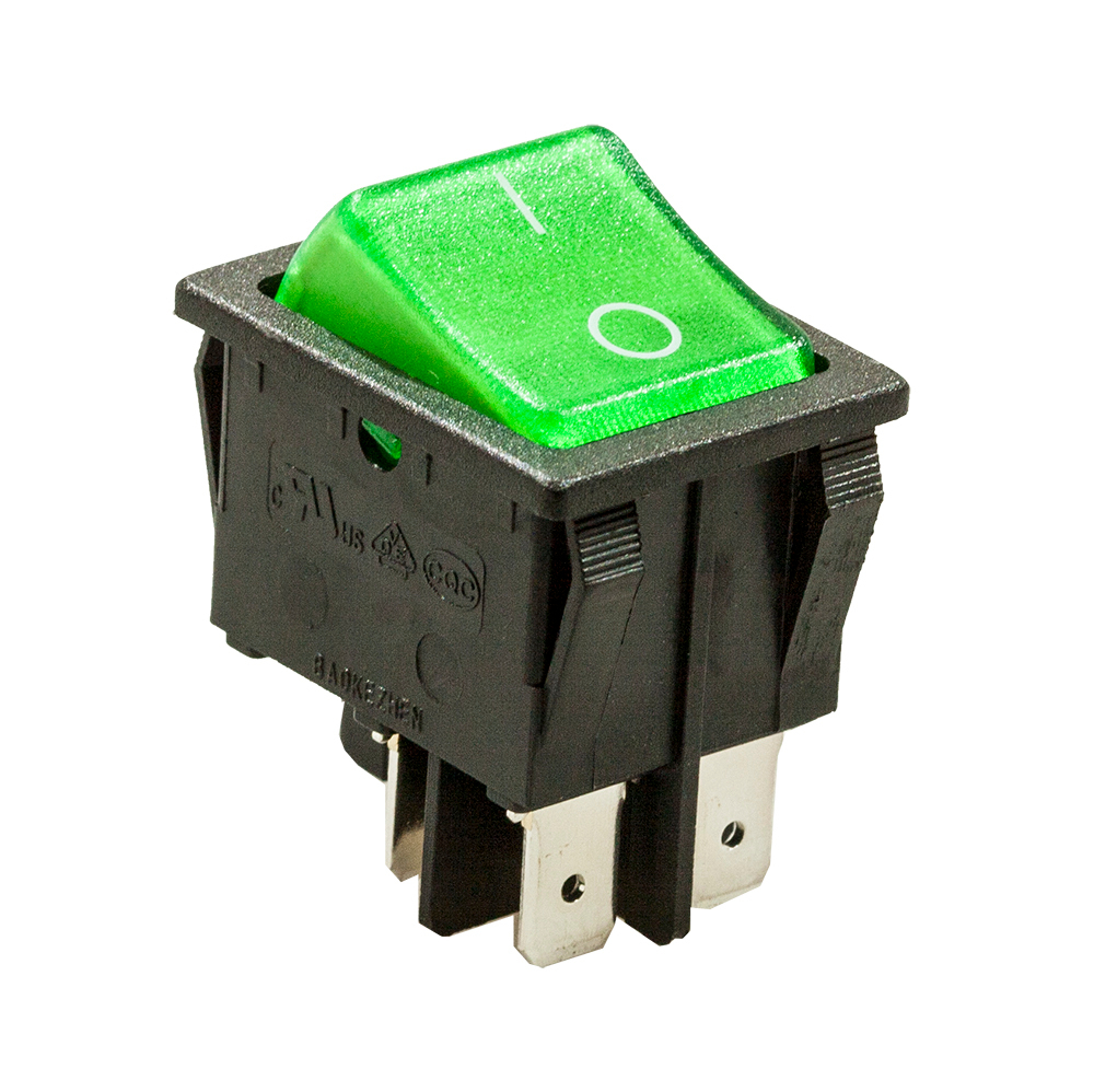 Переключатель SC 767(4) зеленый,широкий 120000006584