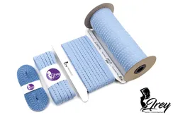 3090 641/8 Резинка отделочная Lauma 8 мм, голубой 3090