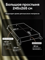 КПБ Однотонный Сатин Премиум OCP009, Евро, 4 наволочки