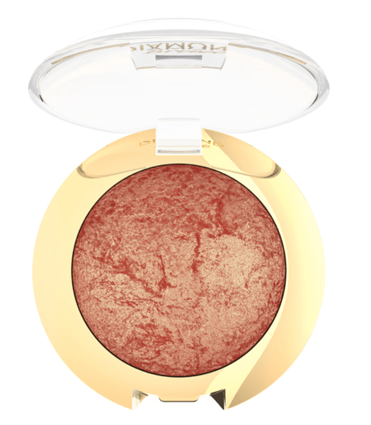 Запеченные тени golden rose diamond breeze shimmering baked eyeshadow-03 dazzle copper