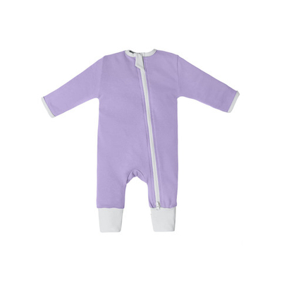 Слип на молнии с отворачивающимися манжетами (лаванда)