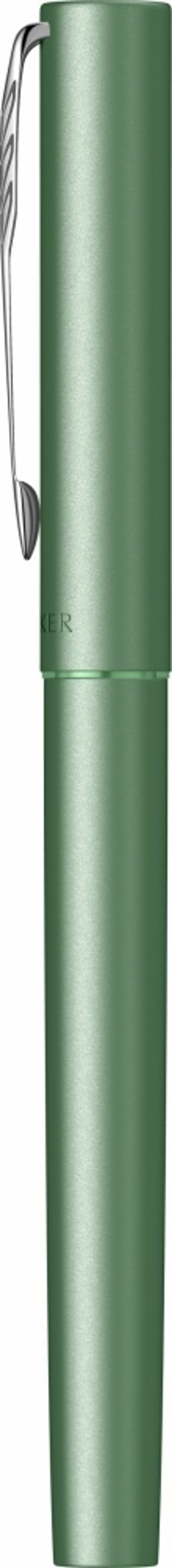 Ручка-роллер Parker Vector XL Green CT, цвет чернил black, стержень: F, в подарочной упаковке.
