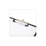 Планшет с крышкой А-4 PVC Lamark, корешок 10мм, черный 627