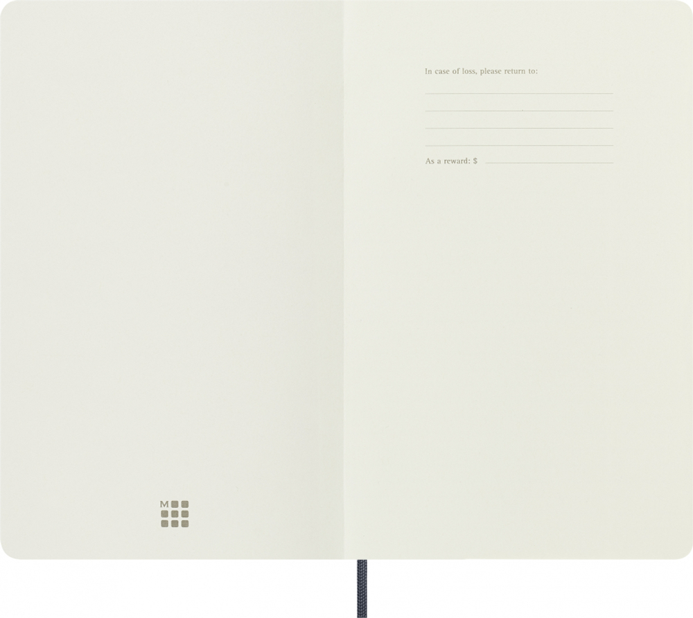 Блокнот Moleskine LE Precious & Ethical BOA (QP616B14VCAPRIBOX) 130х210мм 240стр линейка мягкая обл синий