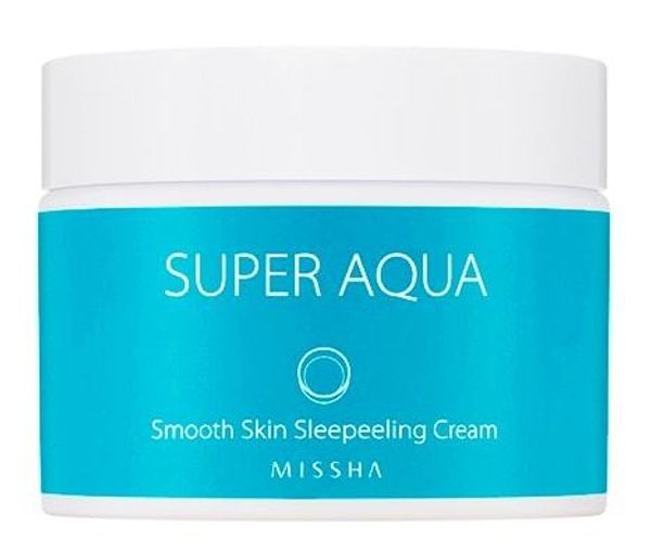 Ночной пилинг-крем MISSHA Super Aqua Smooth Skin Peeling Cream.