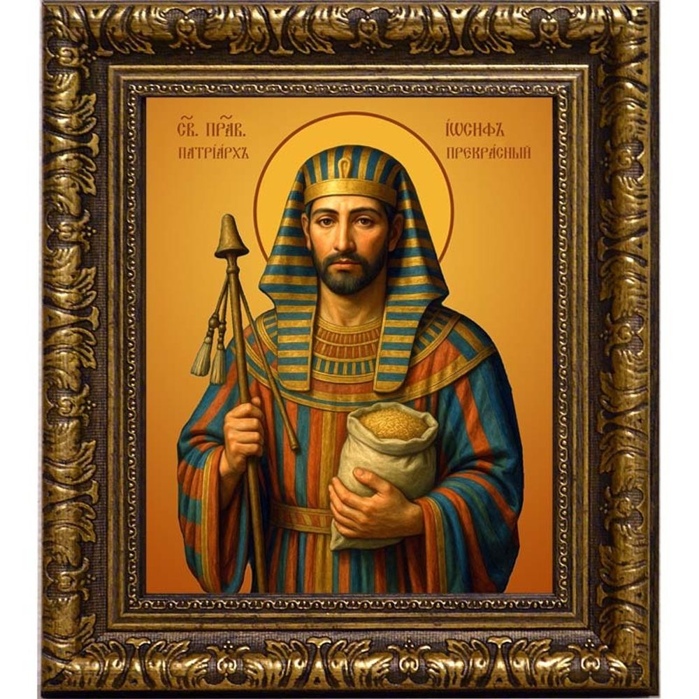 Иосиф Прекрасный ветхозаветный патриарх. Икона на холсте.