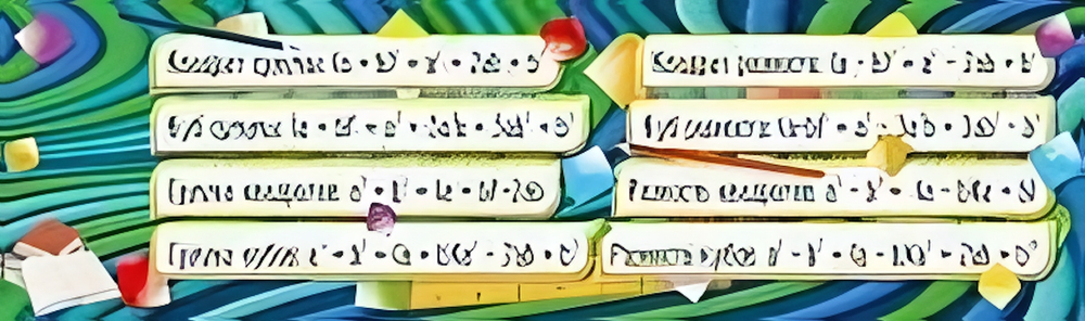 Закладка Шпаргалка 6х21см