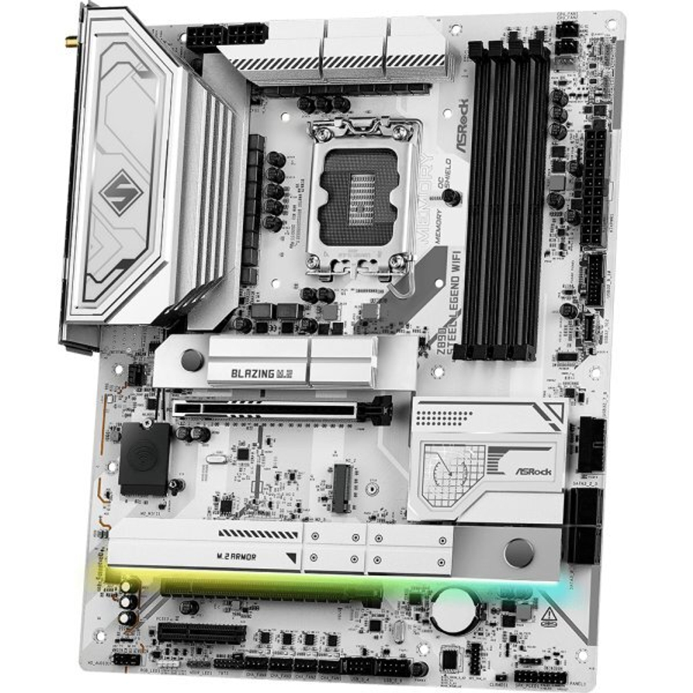 Материнская плата ASROCK Z890 STEEL LEGEND WIFI, LGA1851, DDR5, ATX