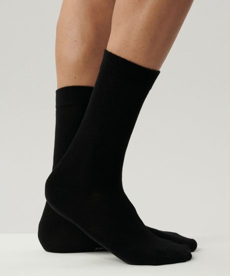 Носки мужские  Atlantic, 3 пары, хлопок, Basic 3BMC-101 черные