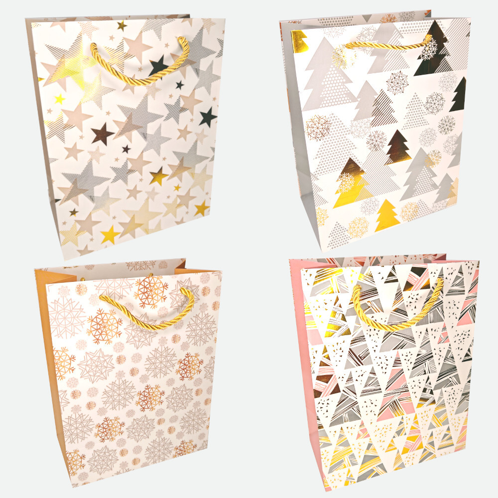 Пакет подар. бум. новогодн. 31*40*12 см 210 гр/м2 "Новый год"