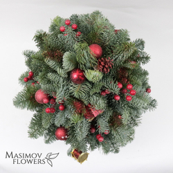 Ель "Дюймовочка в красном"