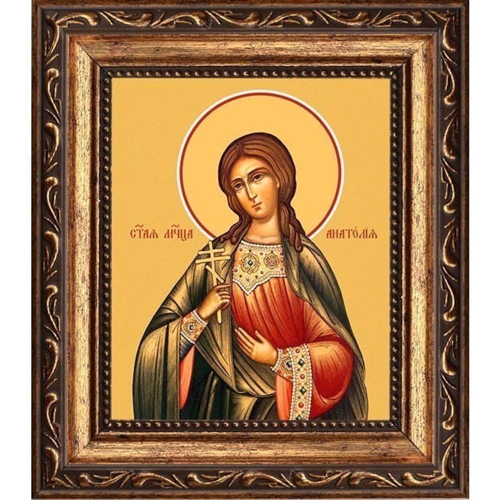 Анатолия Римская мученица. Икона на холсте.