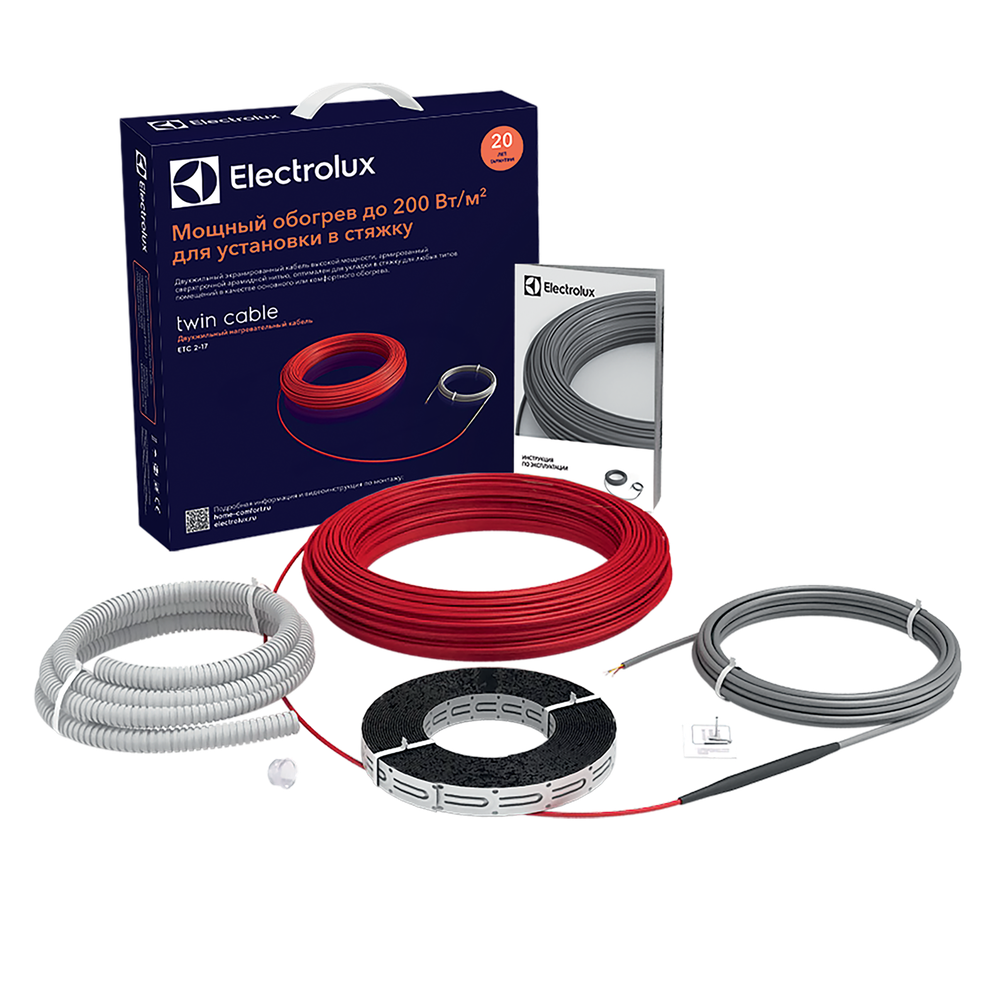 Комплект теплого пола (кабель) Electrolux ETC 2-17-100
