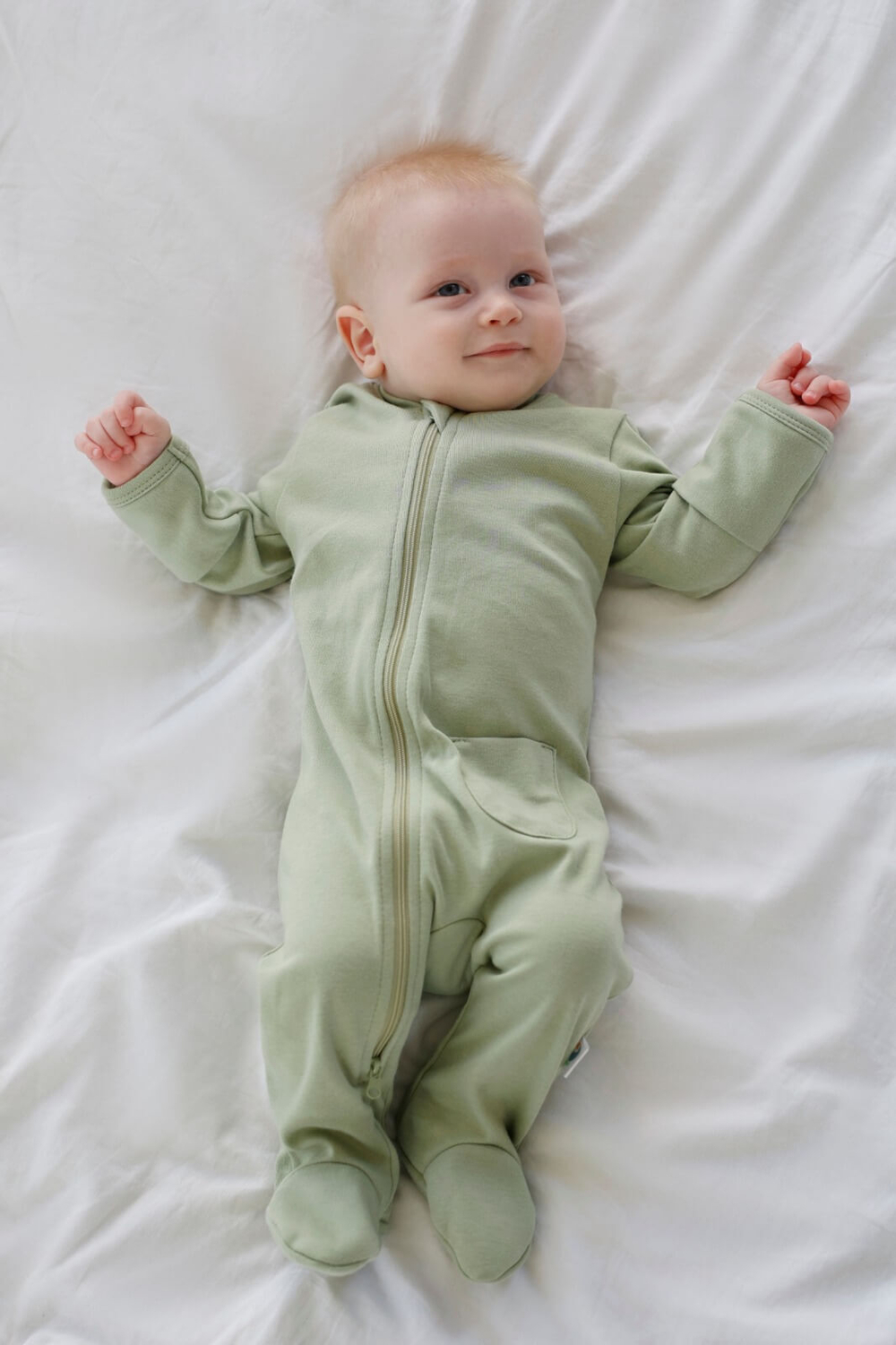 Слип хлопковый на молнии хаки