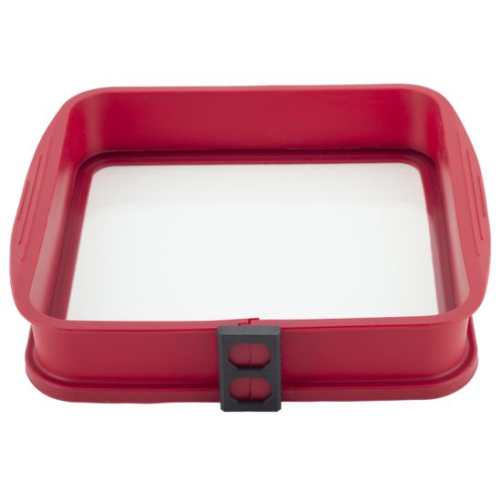 Форма силиконовая квадратная со стеклянным дном Kamille KM-7759