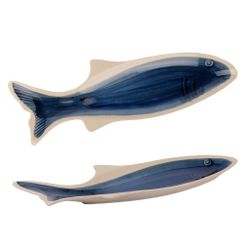 Блюдо овальное 42*13,3 см h4,5 см Рыба Fish   P.L. [1]