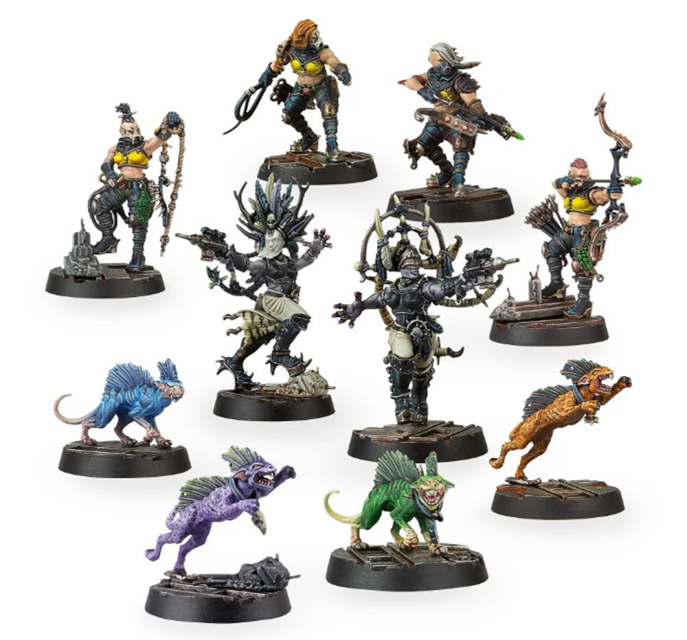 Escher Death-maidens and Wyld Runners (5)
