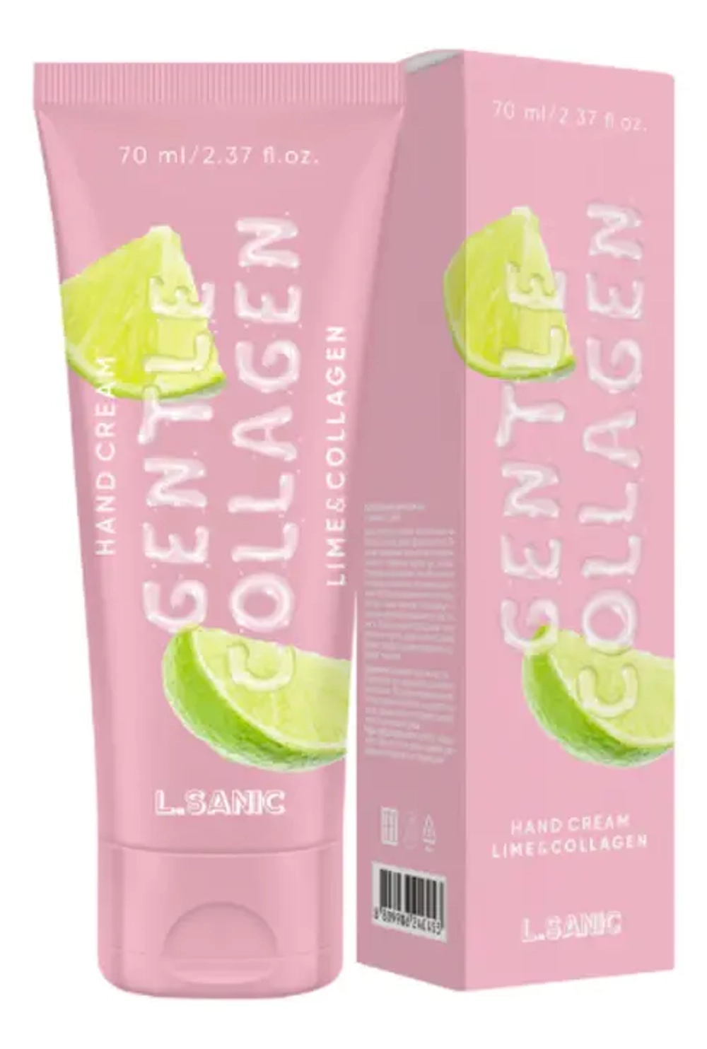 Крем для рук коллагеновый с лаймом L.SANIC Collagen Lime Hand Cream 70 мл