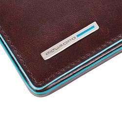 Чехол для визитных карт Piquadro Blue Square коричневый телячья кожа (PP1263B2/MO) 3