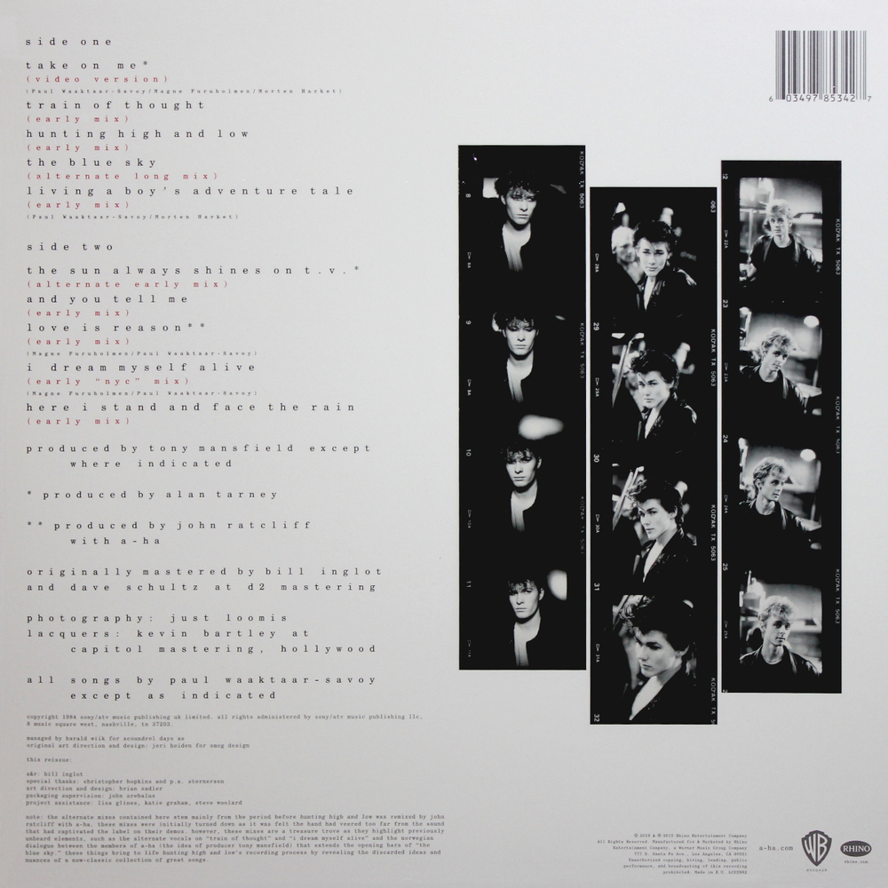 a-ha / Hunting High And Low - The Early Alternate Mixes (LP)